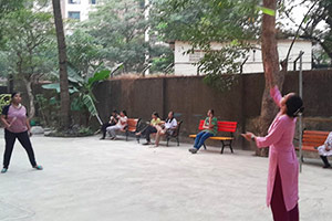 Open gym with play ground