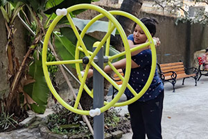 Open gym with play ground